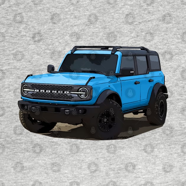 2021 Ford Bronco 4 Door Velocity Blue by Woreth